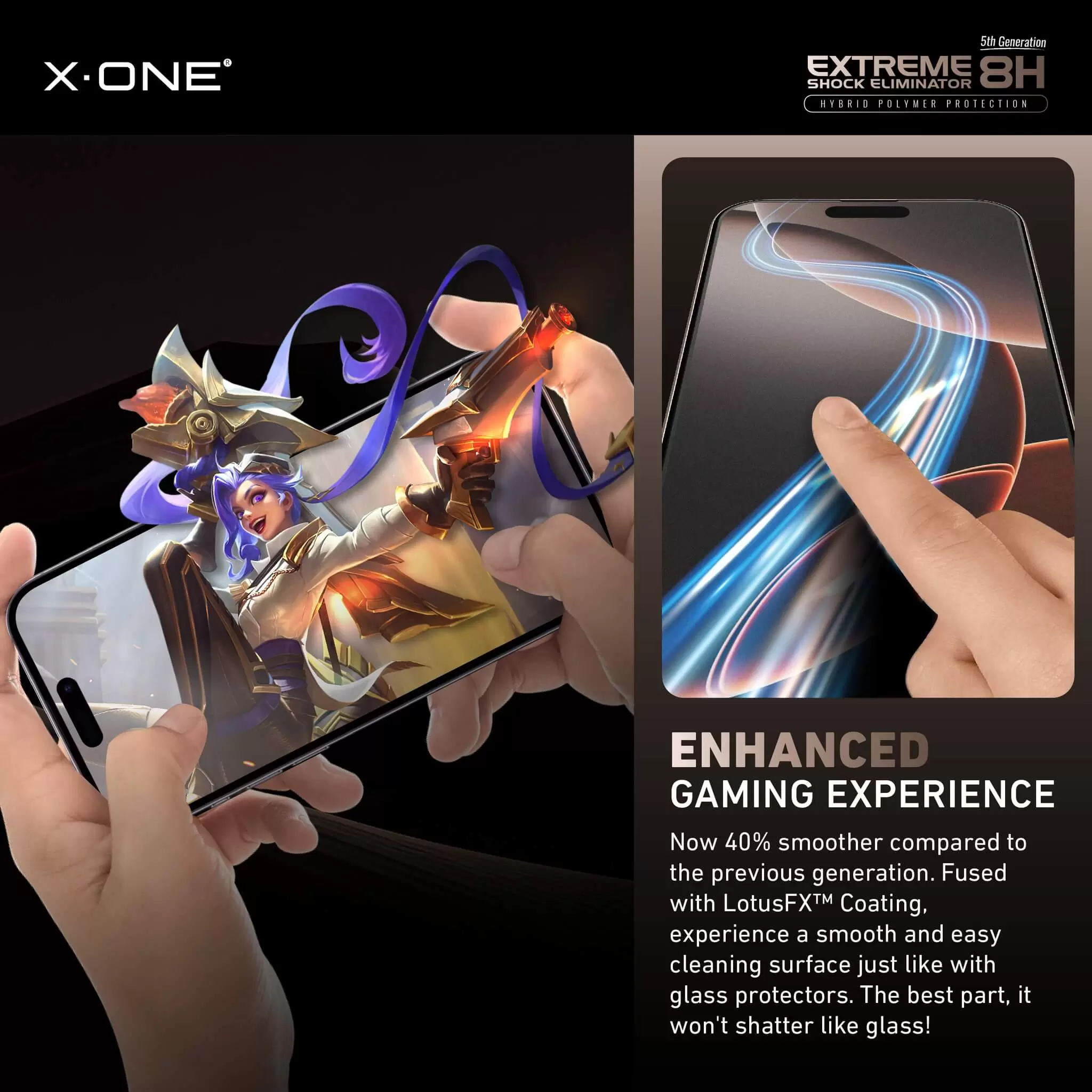 Kurulum kitiyle birlikte Extreme Shock Eliminator 8H - Matte Gaming