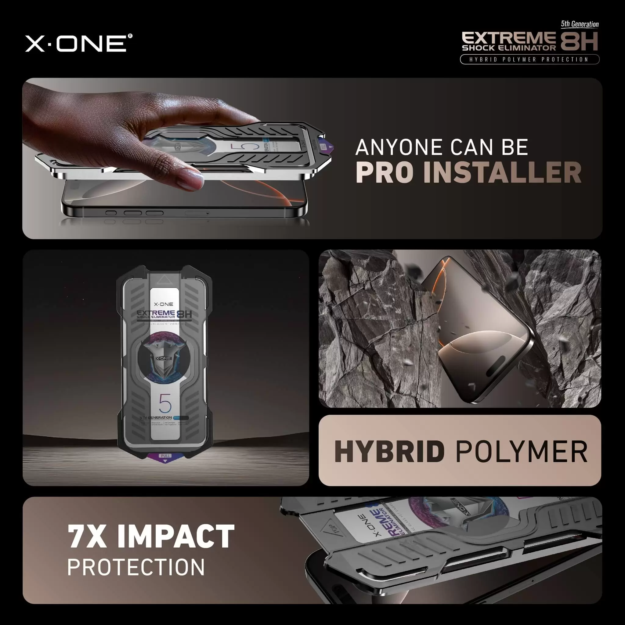 Kurulum kitiyle birlikte Extreme Shock Eliminator 8H - Matte Gaming