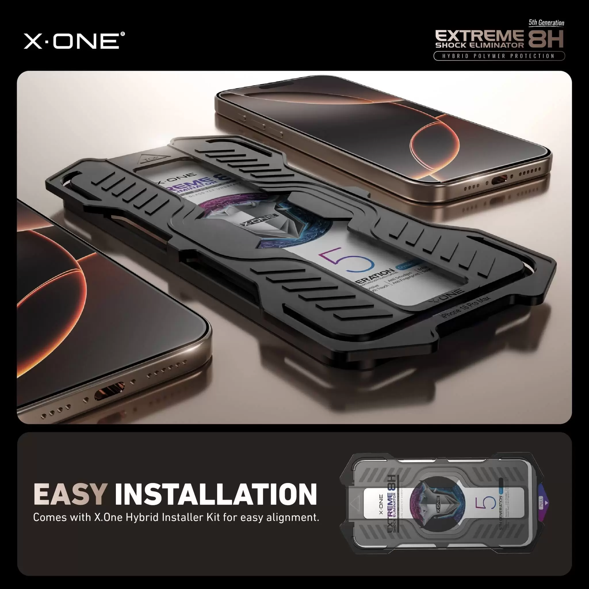 Kurulum kitiyle birlikte Extreme Shock Eliminator 8H - Matte Gaming