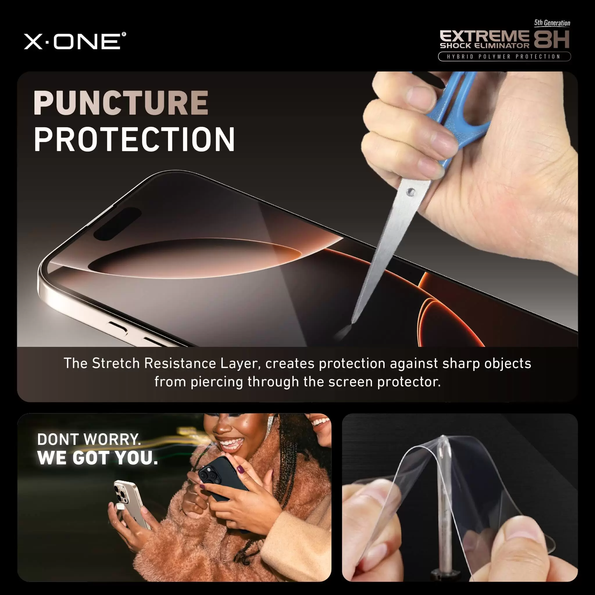 Kurulum kitiyle birlikte Extreme Shock Eliminator 8H - Clear HD