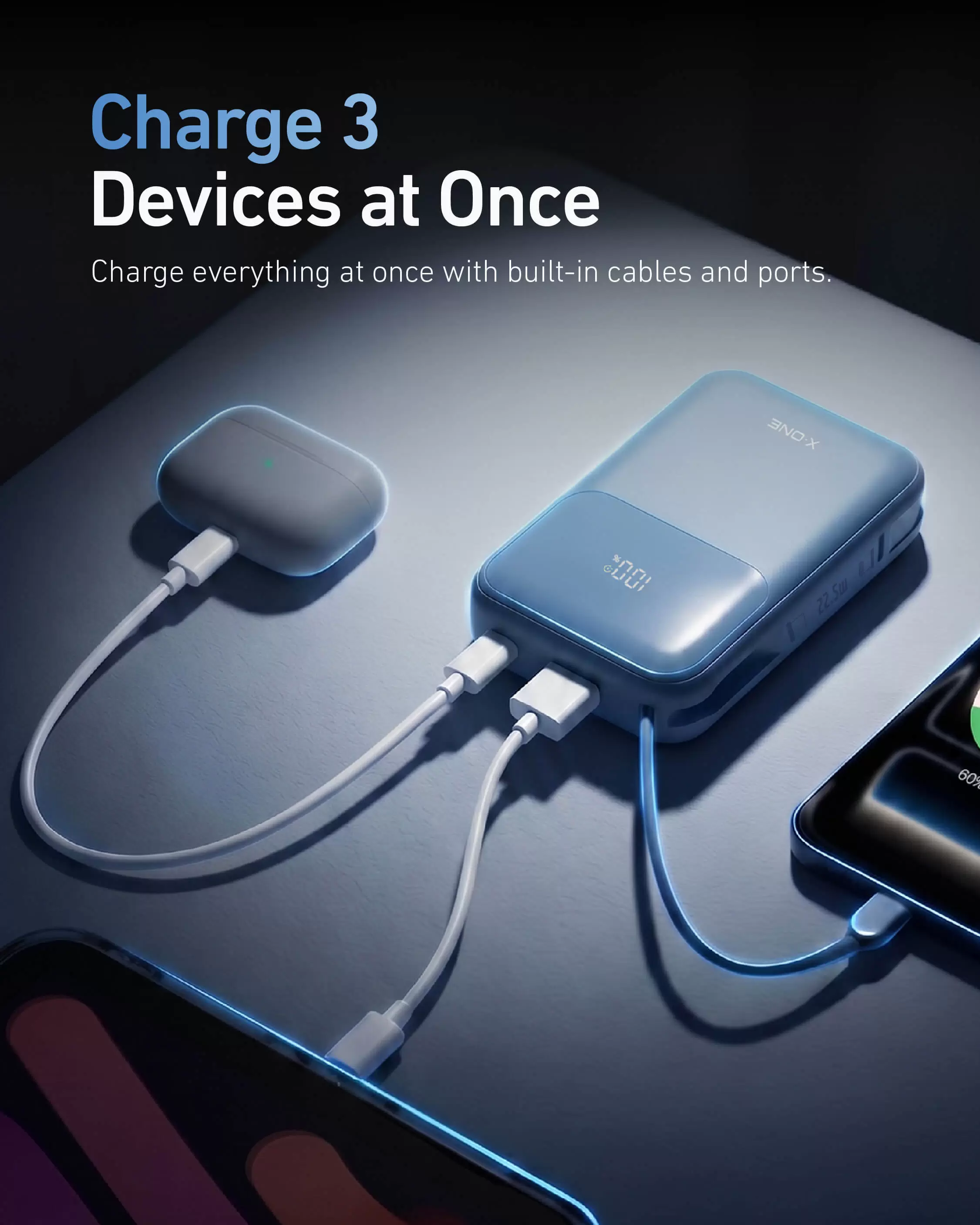 Atom Duo 22,5W 10000mAh G&uuml;&ccedil; Bankası
