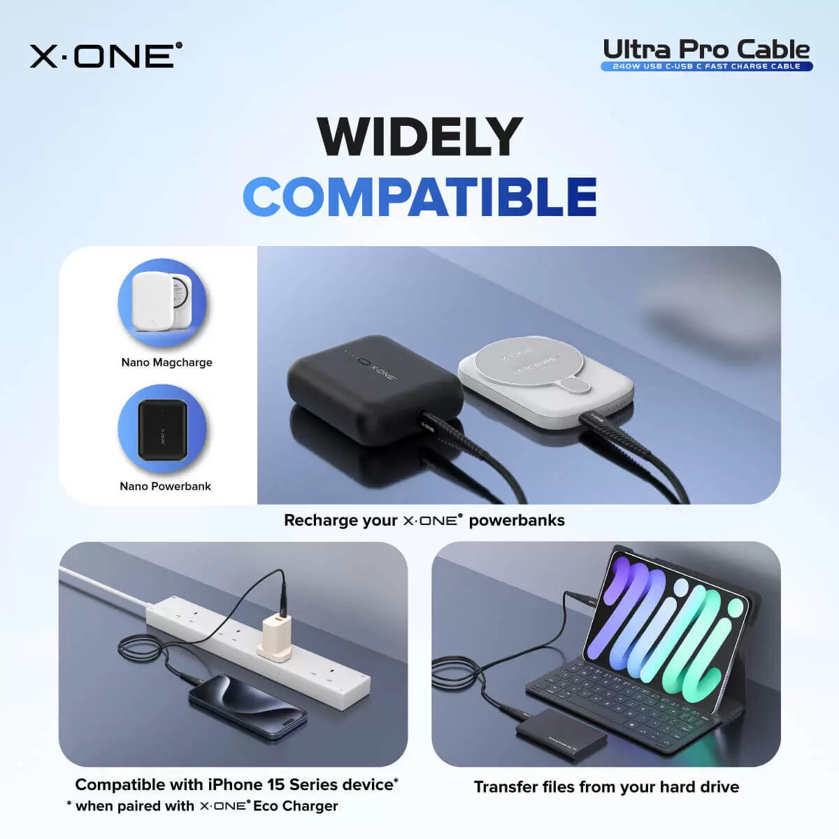 Ultra Pro Kablo 240W C'den C'ye