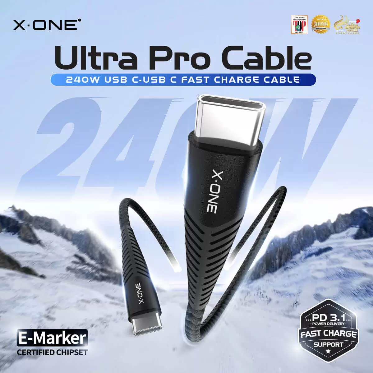 Ultra Pro Kablo 240W C'den C'ye
