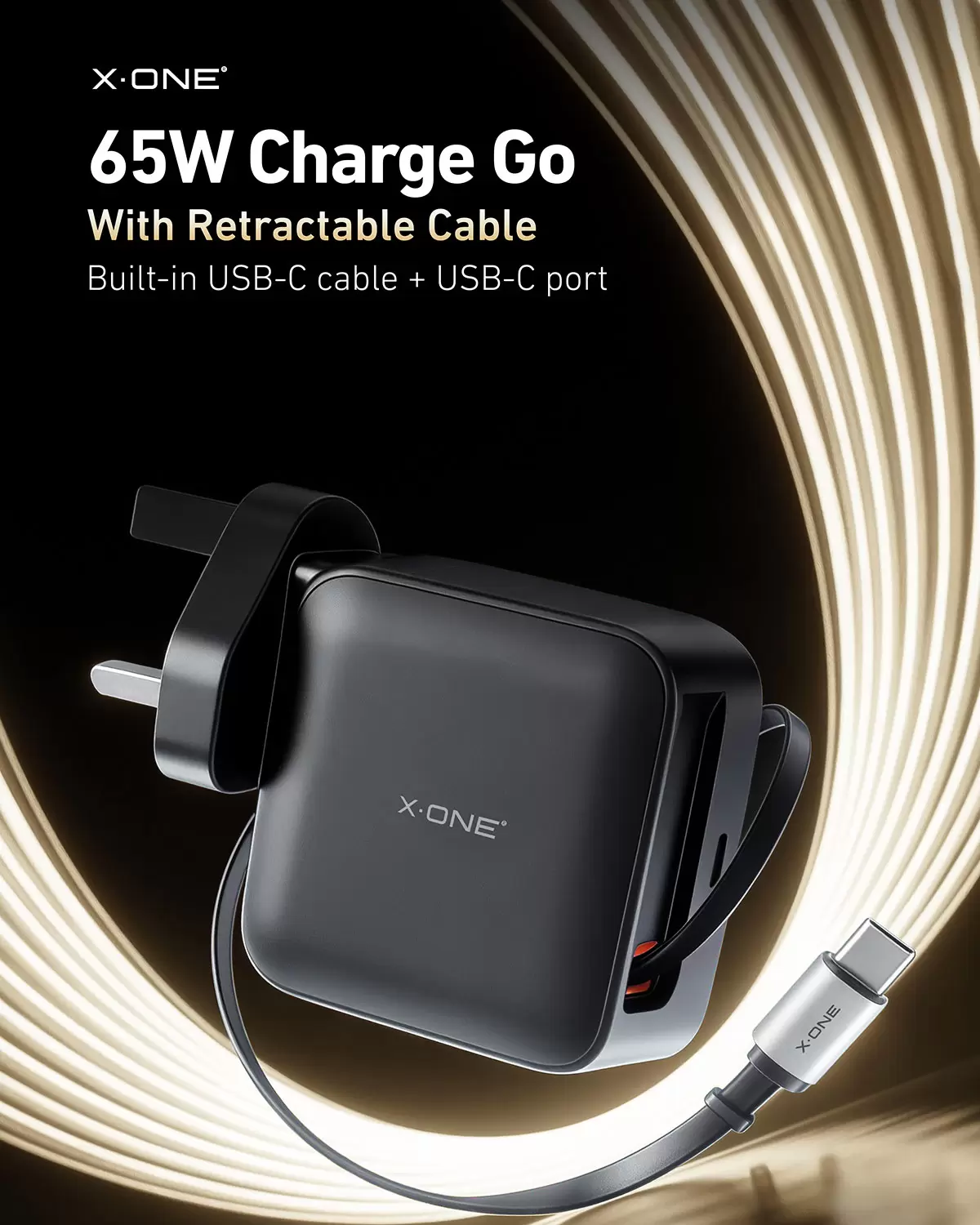 65W Charge Go Geri &Ccedil;ekilebilir