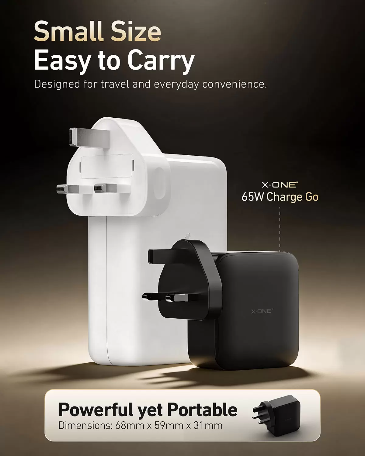 65W Charge Go Geri &Ccedil;ekilebilir